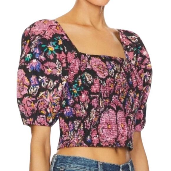 Cleobella Eva crop blouse in jolie S - Picture 2 of 8